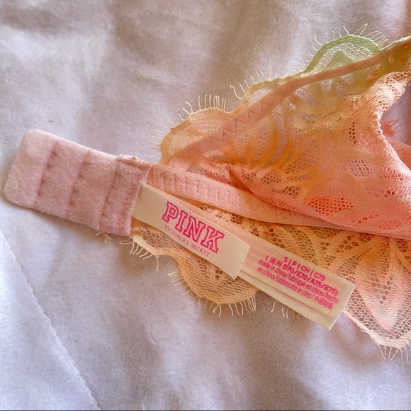 PINK Victoria’s Secret Date Push Up Bralette Multicolor Lace NWOT Size Small - Picture 6 of 7